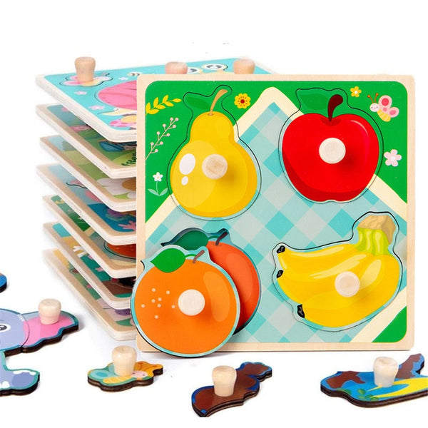 3D Wooden Puzzles Educational