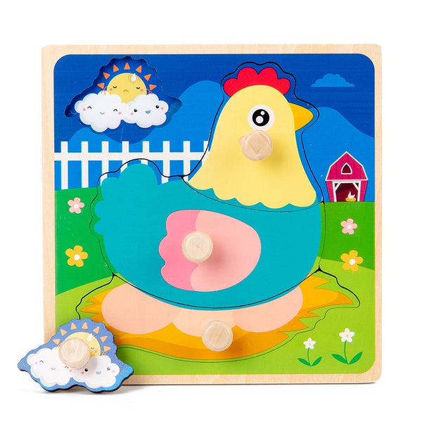 3D Wooden Puzzles Educational