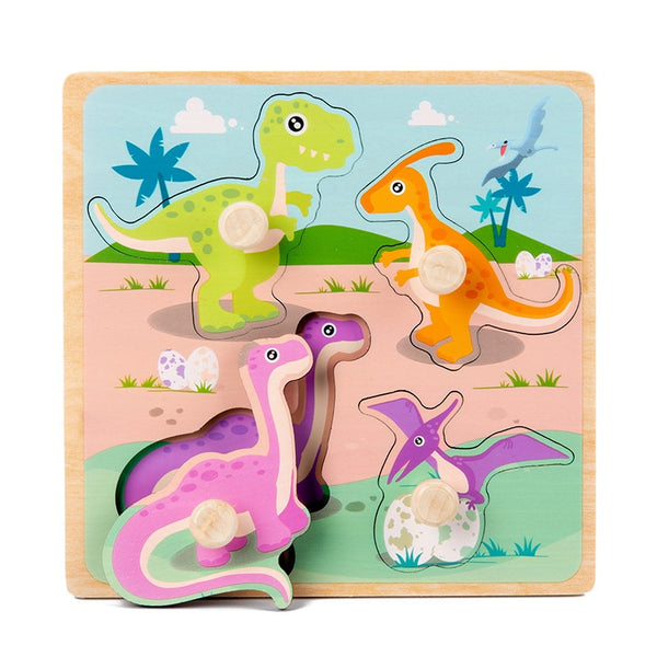 3D Wooden Puzzles Educational