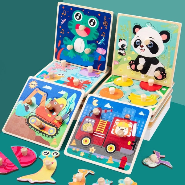 3D Wooden Puzzles Educational