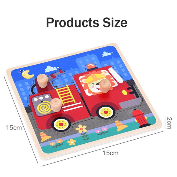 3D Wooden Puzzles Educational