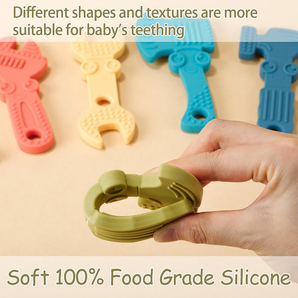 Silicone Teether Natural Rubber Sensory