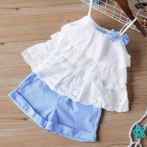 Tops & Shorts Pants (2Pcs)