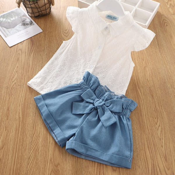 Tops & Shorts Pants (2Pcs)