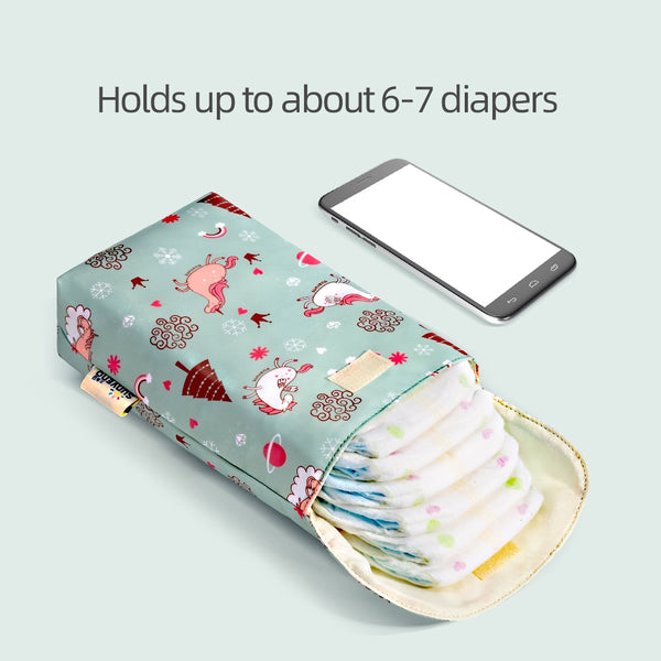 Diaper Bag Organizer Reusable Waterproof/ Diaper clutch